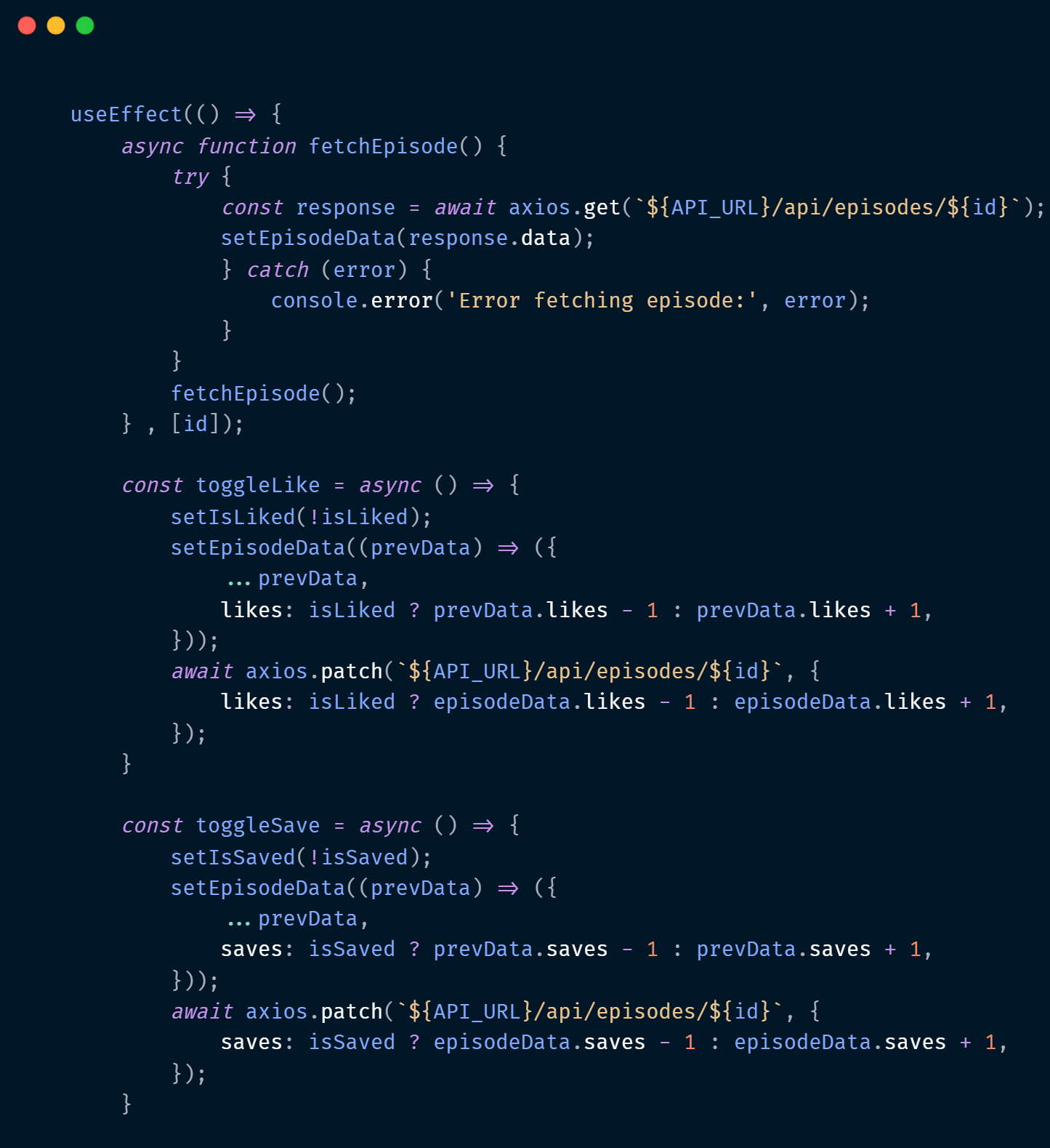 code snippet